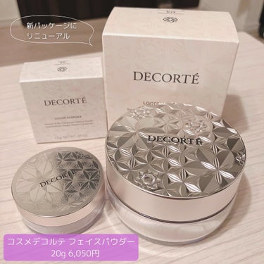 DECORTÉ ルース パウダーのクチコミ「「コスメデコルテ / フェイスパウダー」
20g 6,050円

リニューアルして話題のフェイ.....」（1枚目）