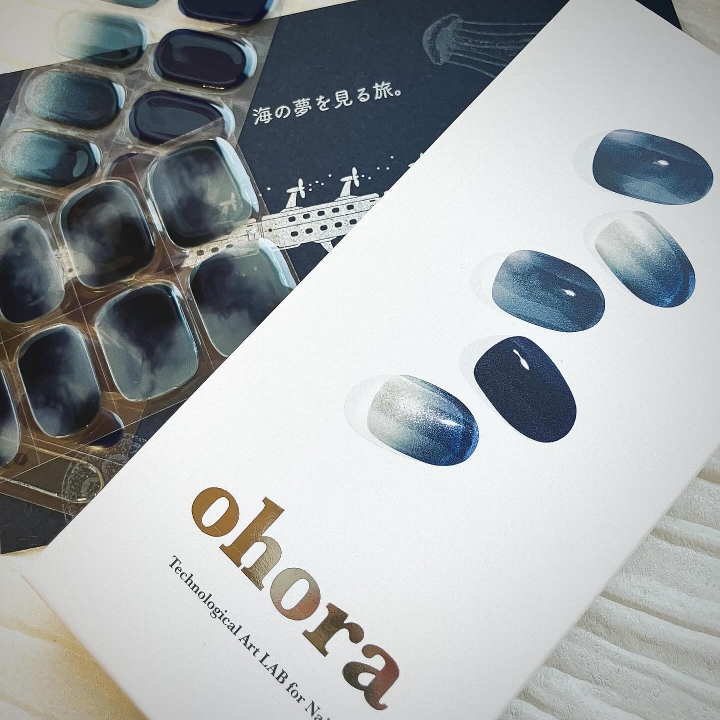 セミキュアジェルネイル(ハンド)/ohora/ネイルシールを使ったクチコミ(1枚目)