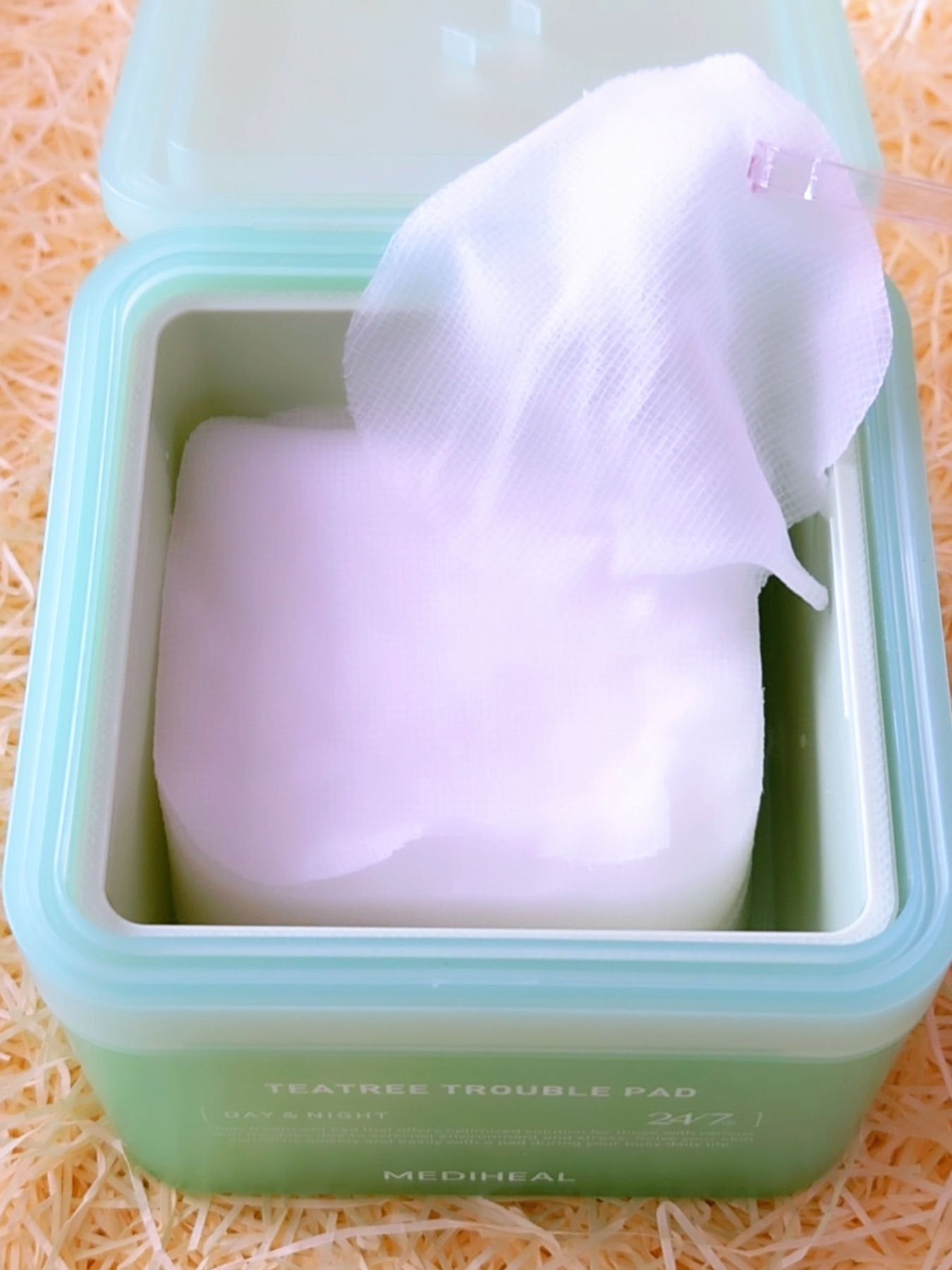 ティーツリー トラブルパッド/MEDIHEAL/トナーパッドを使ったクチコミ(4枚目)