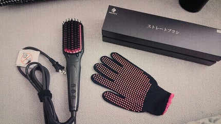 ダブルマイナスイオンストレートブラシアイロン/Miropure/ヒートブラシを使ったクチコミ(1枚目)