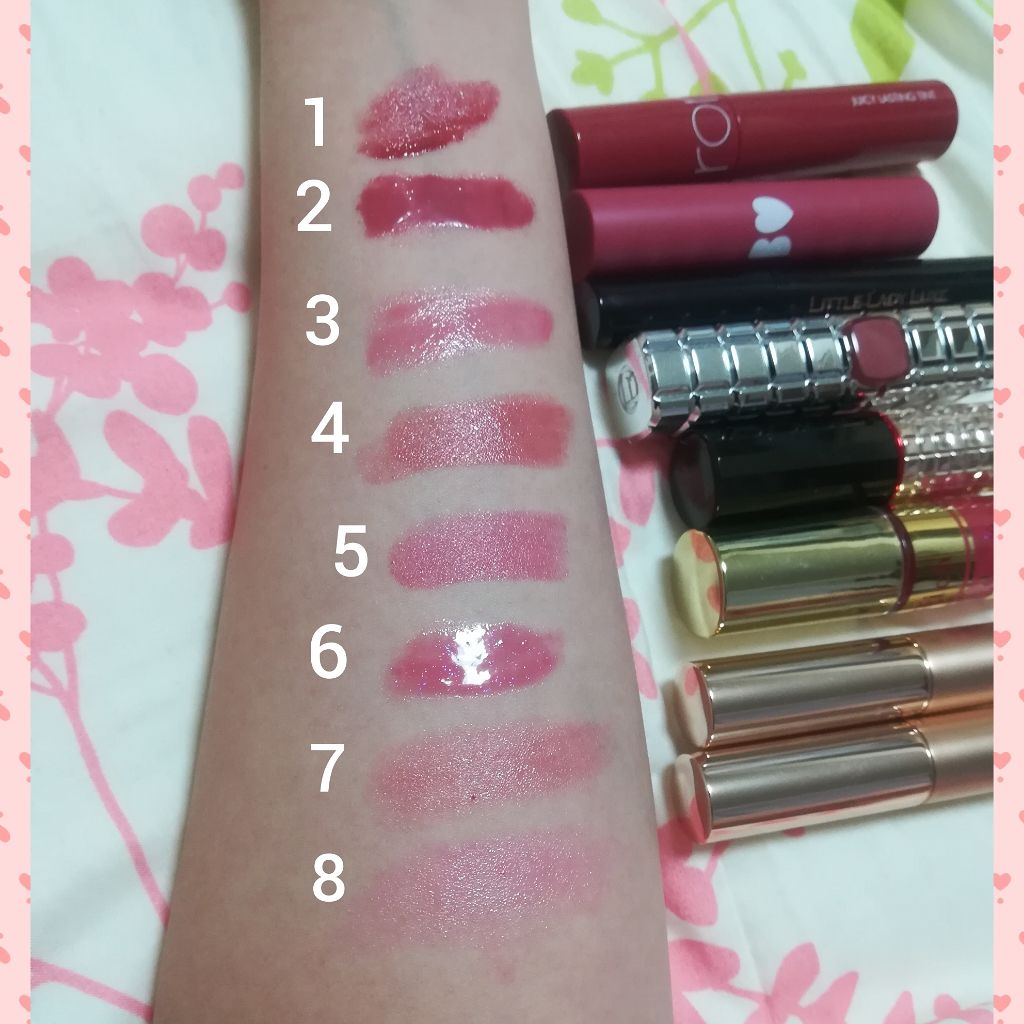 ジューシーラスティングティント/rom&nd/リップティントを使ったクチコミ（2枚目）