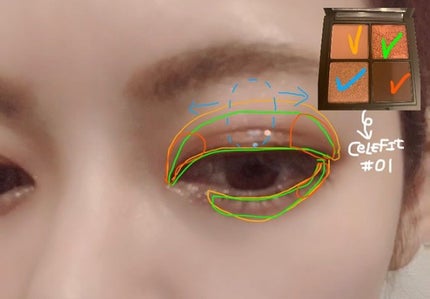 THE BELLA COLLECTION mini/CELEFIT/アイシャドウパレットを使ったクチコミ(2枚目)