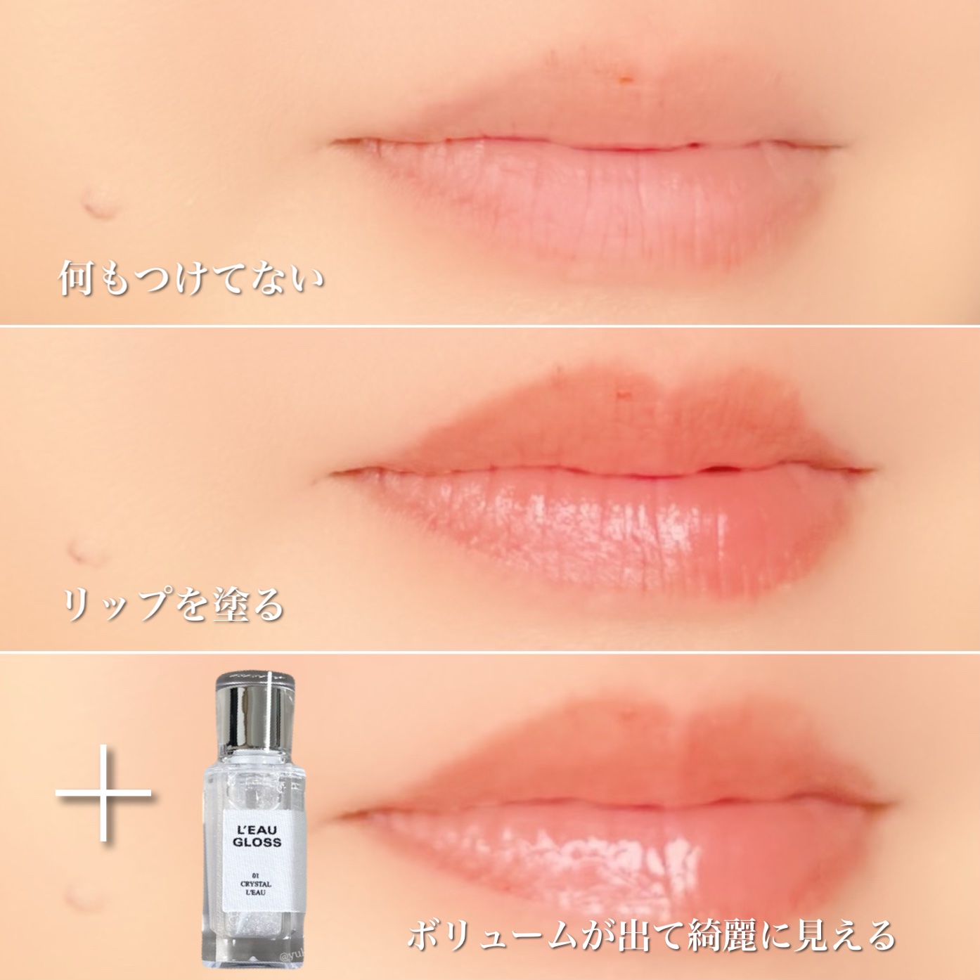 ローグロス/BBIA/リップグロスを使ったクチコミ（3枚目）