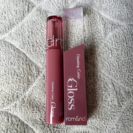 グラスティングカラーグロス/rom&nd/リップグロスを使ったクチコミ(2枚目)