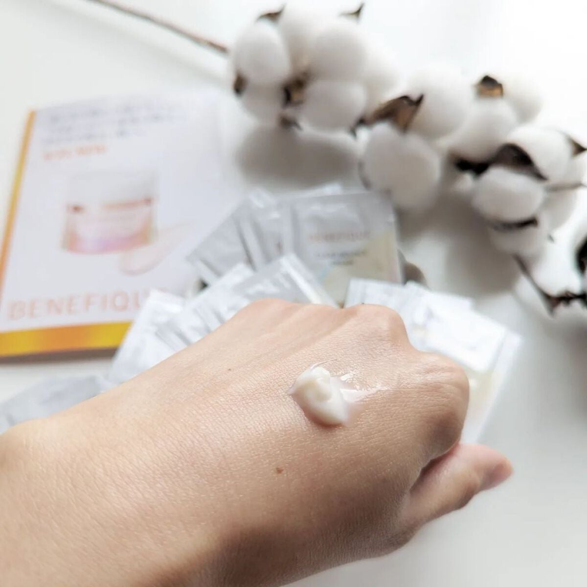 クリアバウンスクリーム /BENEFIQUE/フェイスクリームを使ったクチコミ(4枚目)