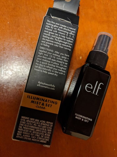 e.l.f. Cosmetics メイクミスト＆セットのクチコミ「iherbで購入
554円
日本でも安いやつって大体1000円くらいなのでお安すぎて驚いた で.....」（2枚目）