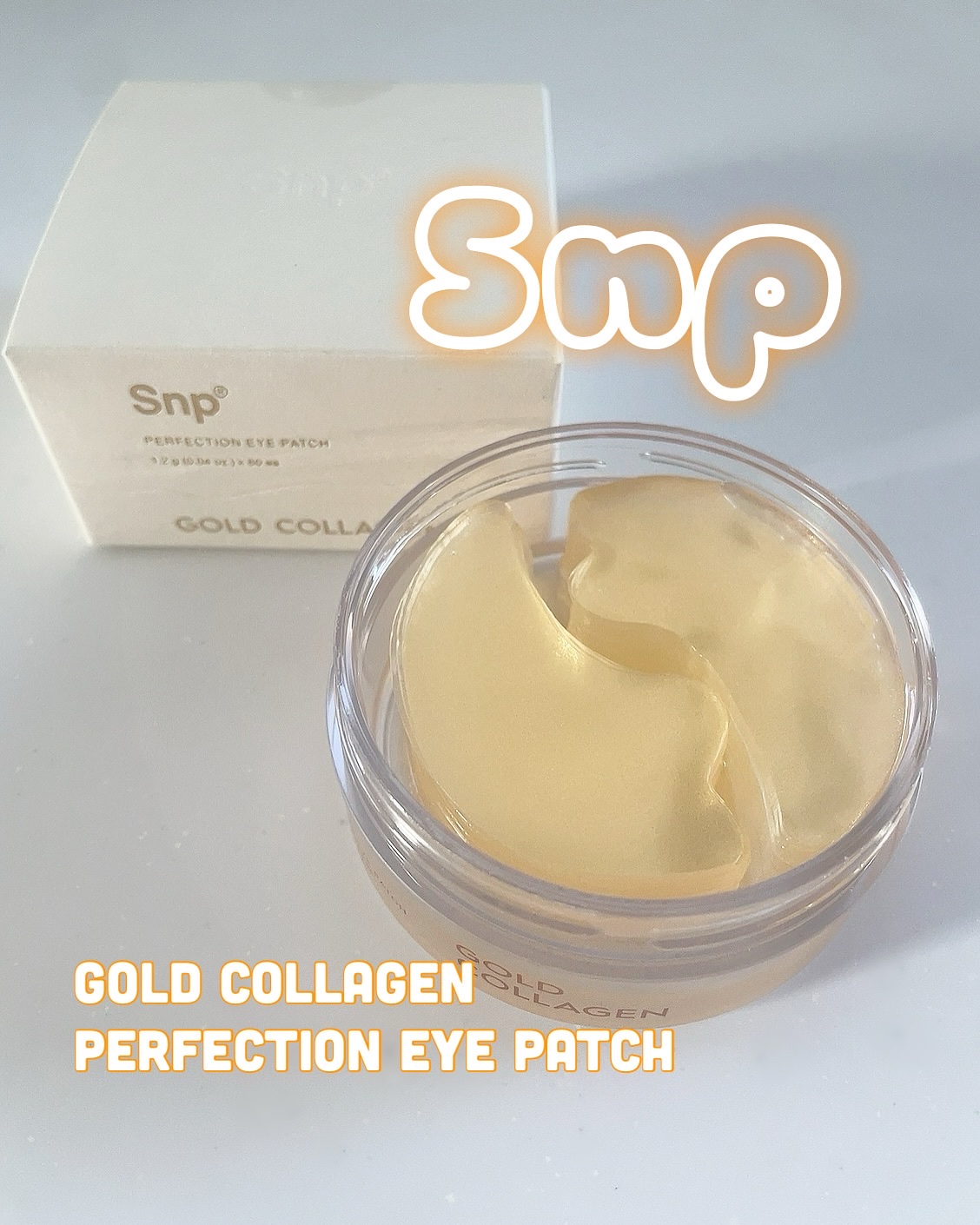 ゴールドコラーゲンパーフェクションアイパッチ/SNP/シートマスク・パックを使ったクチコミ（1枚目）