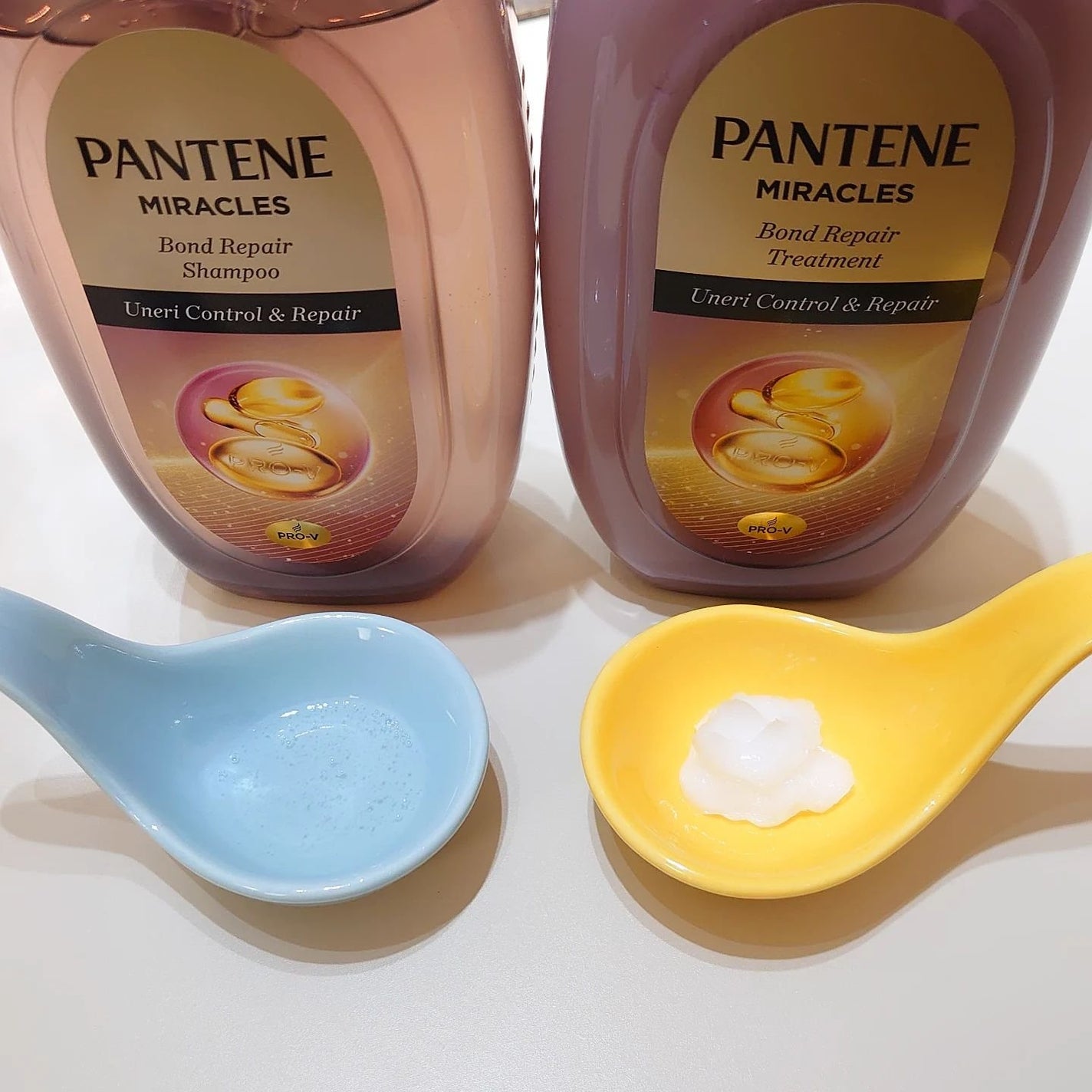 ミラクルズ うねりコントロール&リペア ボンドリペア シャンプー/トリートメント/パンテーン/市販シャンプーを使ったクチコミ(2枚目)