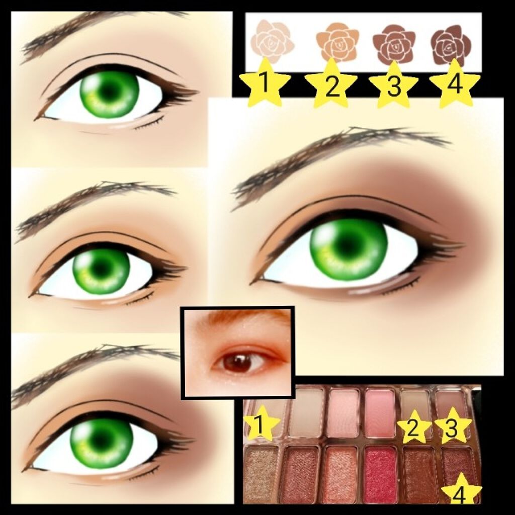 バレンタインボックス3ローズモーメント/VAVI MELLO/アイシャドウパレットを使ったクチコミ(1枚目)