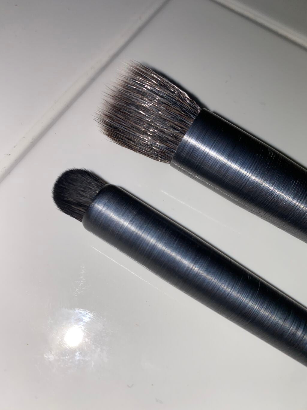 finger tip brush/KUMO/メイクブラシを使ったクチコミ(4枚目)