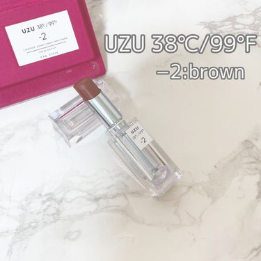  38°C / 99°F Lipstick <TOKYO>/UZU BY FLOWFUSHI/口紅を使ったクチコミ（1枚目）