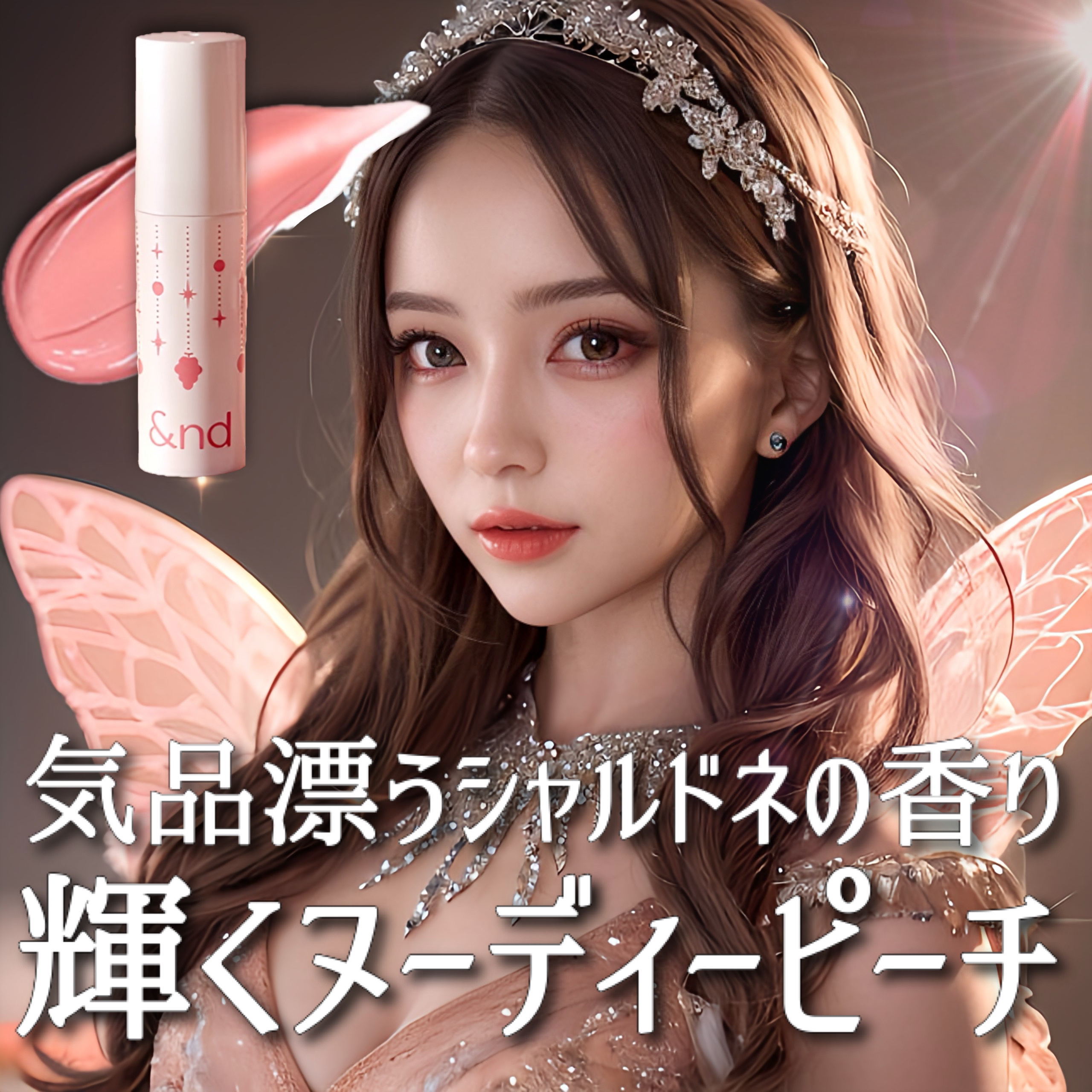 アンドバイロムアンド　グラッシーボムティント/&amp;nd by rom&amp;nd/リップティントを使ったクチコミ（1枚目）