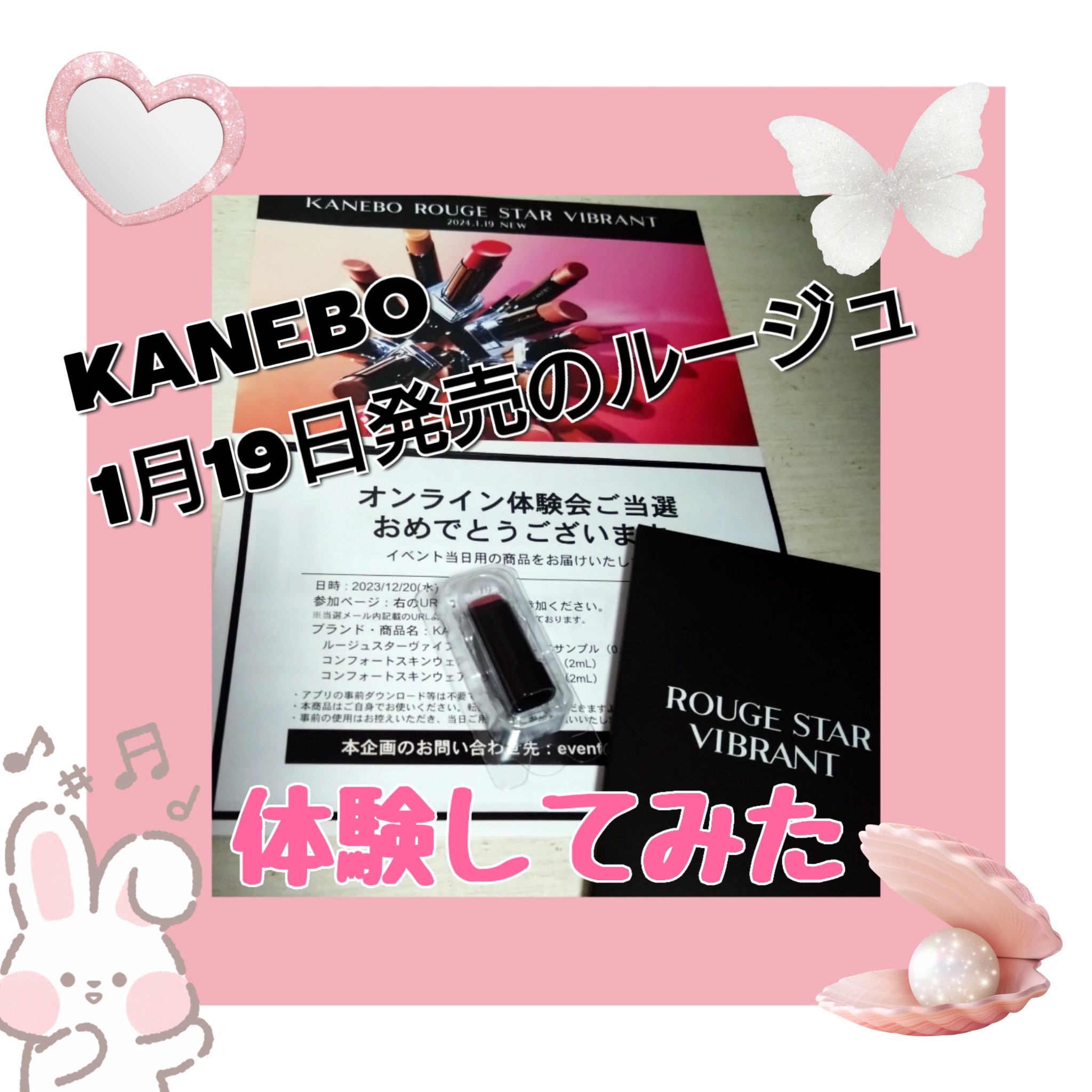 ルージュスターヴァイブラント/KANEBO/口紅を使ったクチコミ（1枚目）