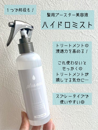 ハイドロミストN/plus eau/アウトバストリートメントを使ったクチコミ（1枚目）