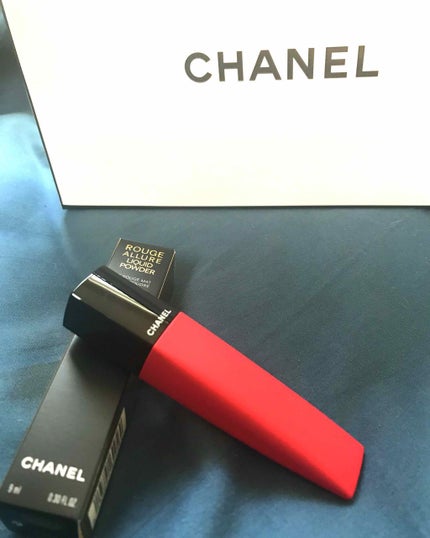 ルージュ アリュール リクィッド パウダー/CHANEL/口紅を使ったクチコミ(1枚目)