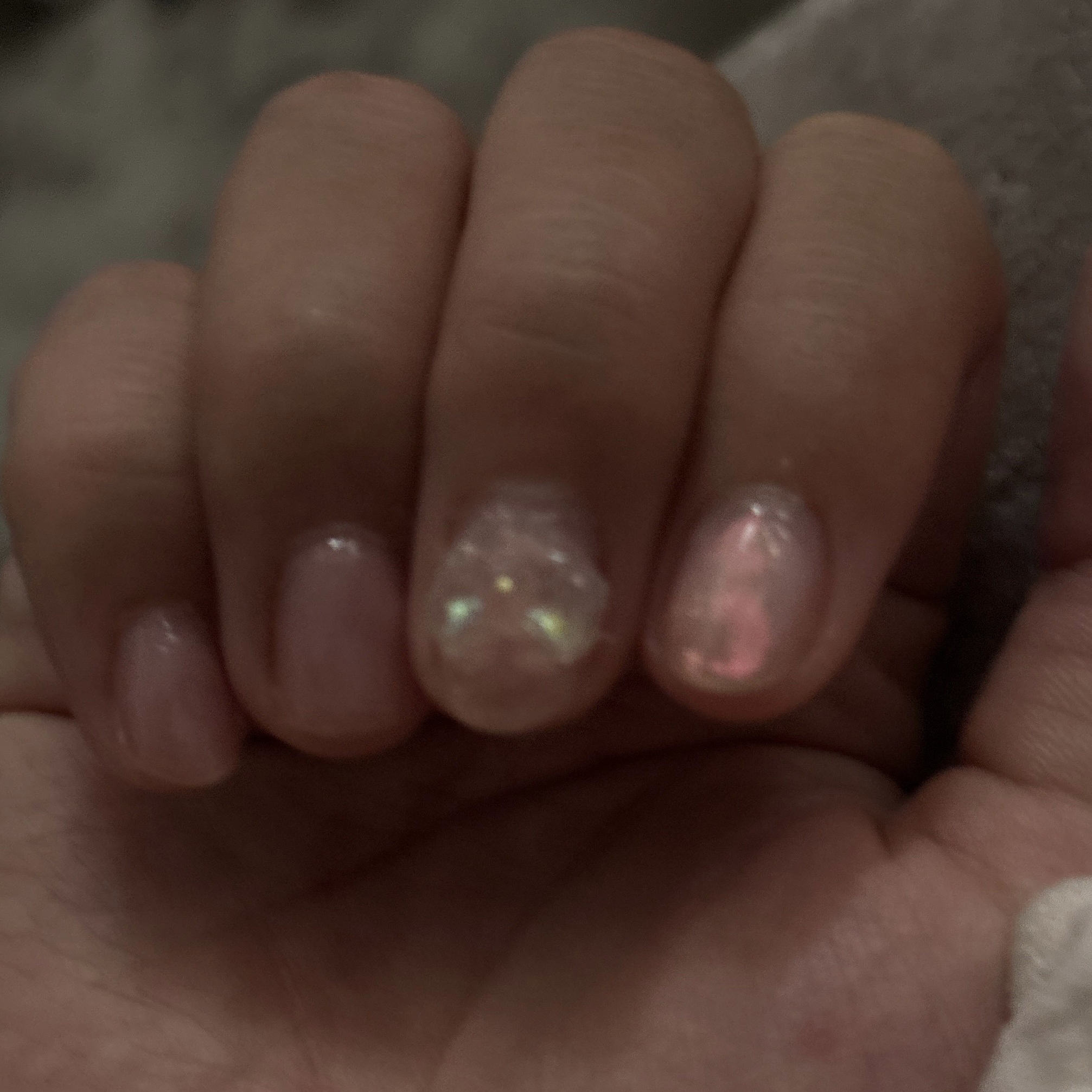 クリアクレイジェル/セリア/ジェルネイルを使ったクチコミ（1枚目）