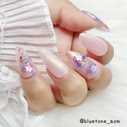 ⋆͛🦖⋆͛aomi on LIPS 「春のインク祭り🌸∗*゚桜が咲き始めてきましたねー!春色で作って..」(4枚目)