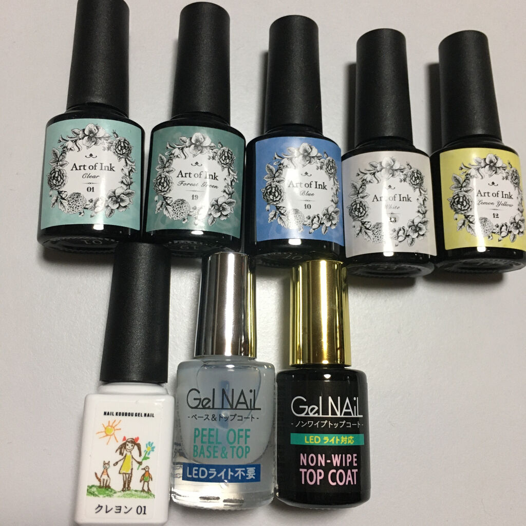 SHジェルネイル(ライト不要)/セリア/ジェルネイルを使ったクチコミ（3枚目）