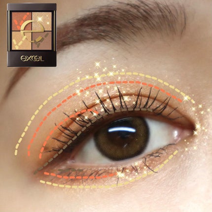 リアルクローズシャドウ/excel/アイシャドウパレットを使ったクチコミ(6枚目)