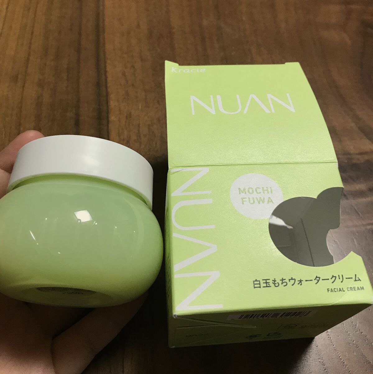 白玉もちウォータークリーム/NUAN/フェイスクリームを使ったクチコミ（1枚目）