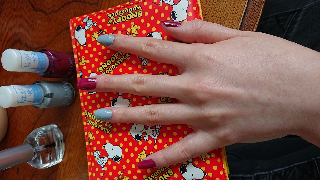 ピールオフマニキュア/DAISO/マニキュアを使ったクチコミ(2枚目)