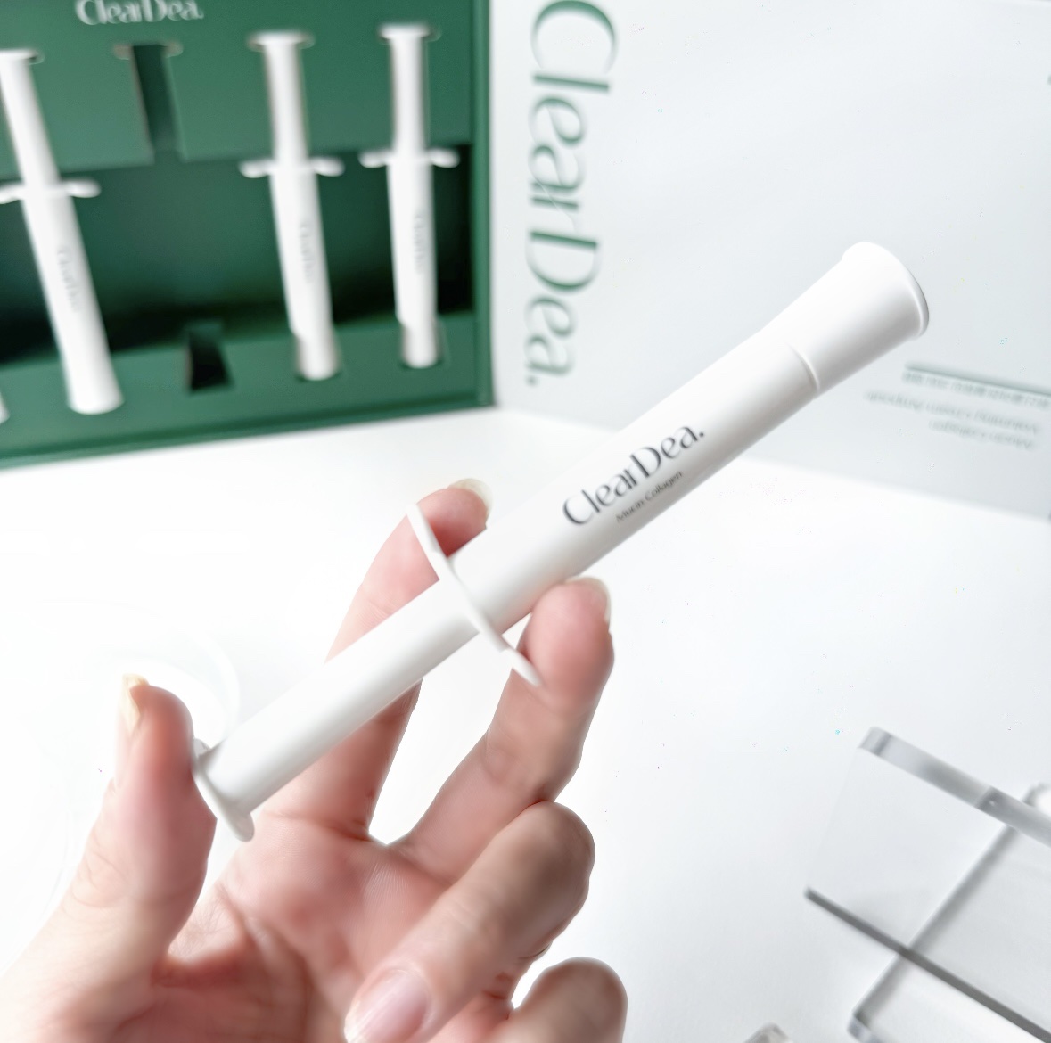 ミューシンコラーゲンボリューミングクリームアンプル/ClearDea./美容液を使ったクチコミ（2枚目）