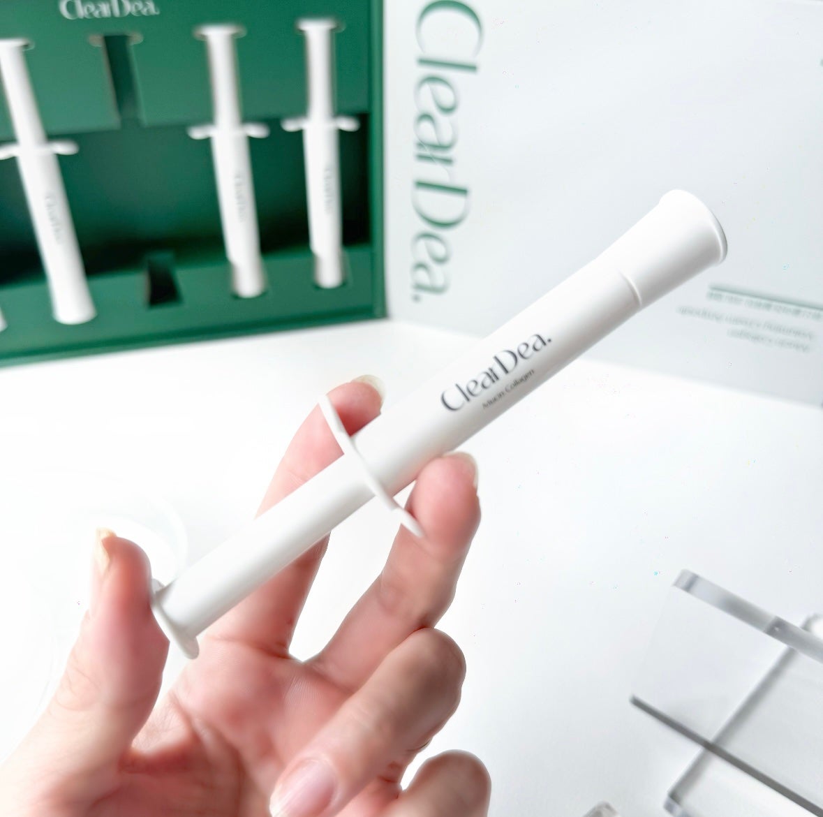 ミューシンコラーゲンボリューミングクリームアンプル/ClearDea./美容液を使ったクチコミ(2枚目)