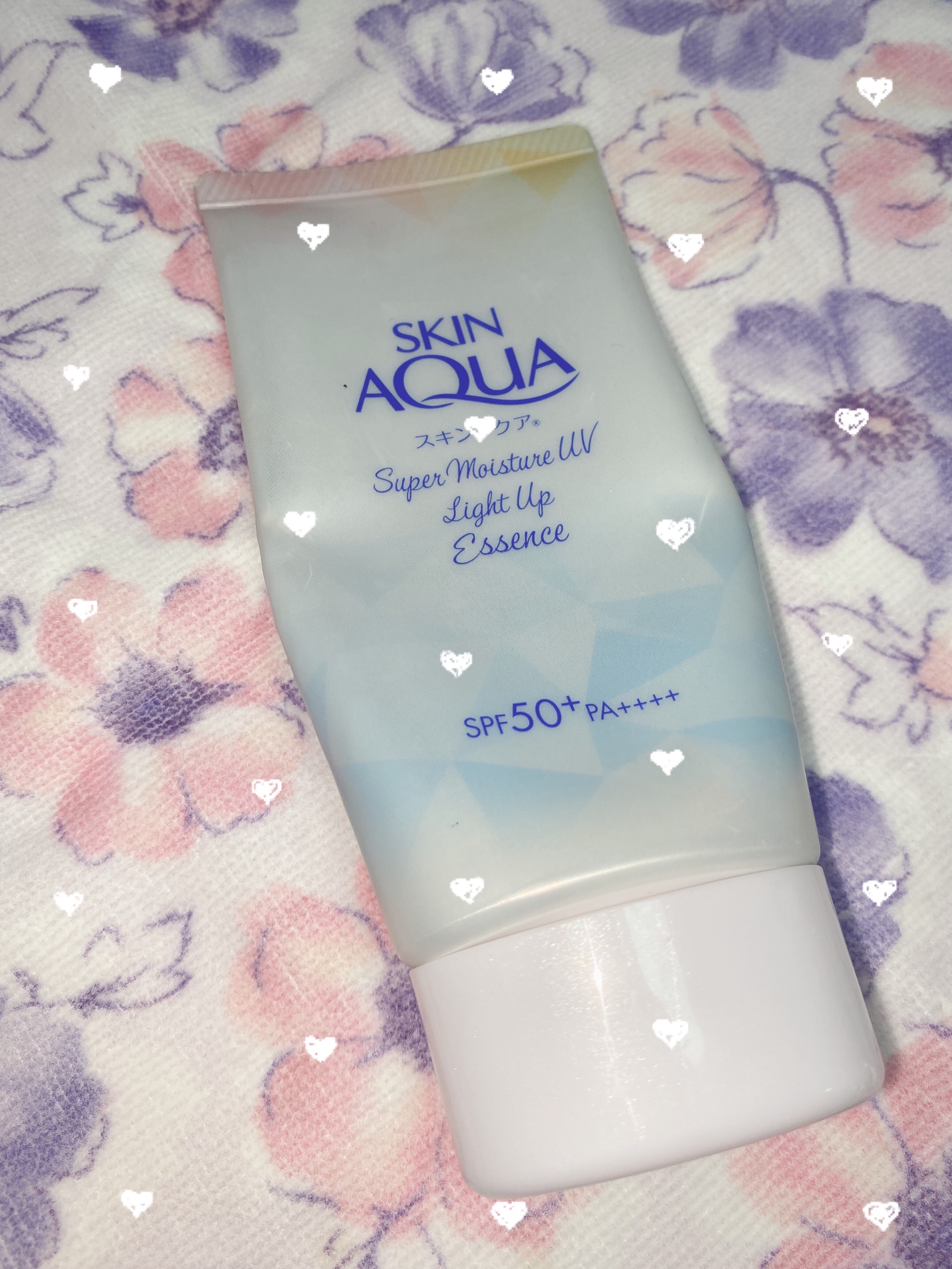 スーパーモイスチャーUVライトアップエッセンス/スキンアクア/日焼け止めローションを使ったクチコミ（1枚目）