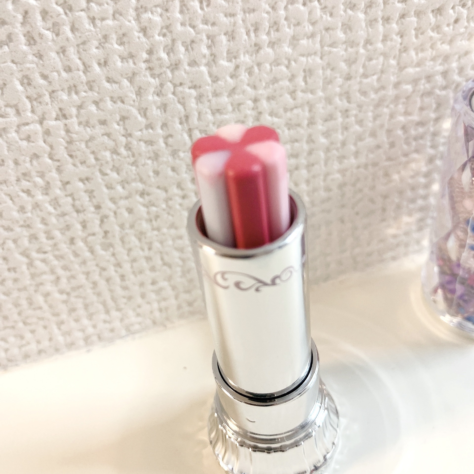 ブルーム リップ キャンディ　ブリスフルブーケ 102 sensual blissful bouquet/JILL STUART/口紅を使ったクチコミ（3枚目）