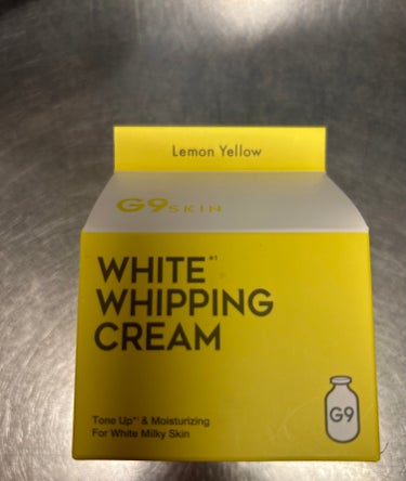 WHITE WHIPPING CREAM(ウユクリーム) レモンイエロー/G9SKIN/化粧下地を使ったクチコミ（1枚目）