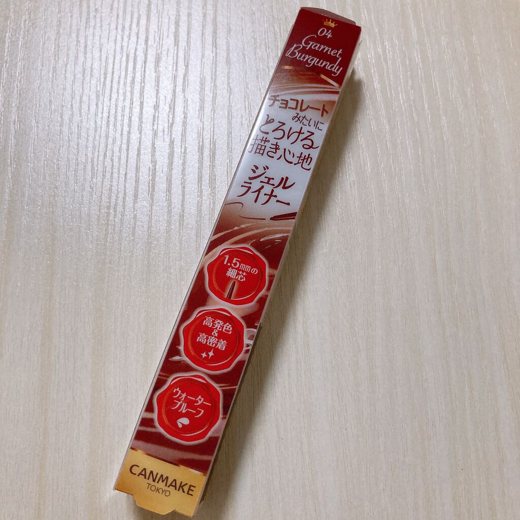 クリーミータッチライナー/キャンメイク/ジェルアイライナーを使ったクチコミ（1枚目）