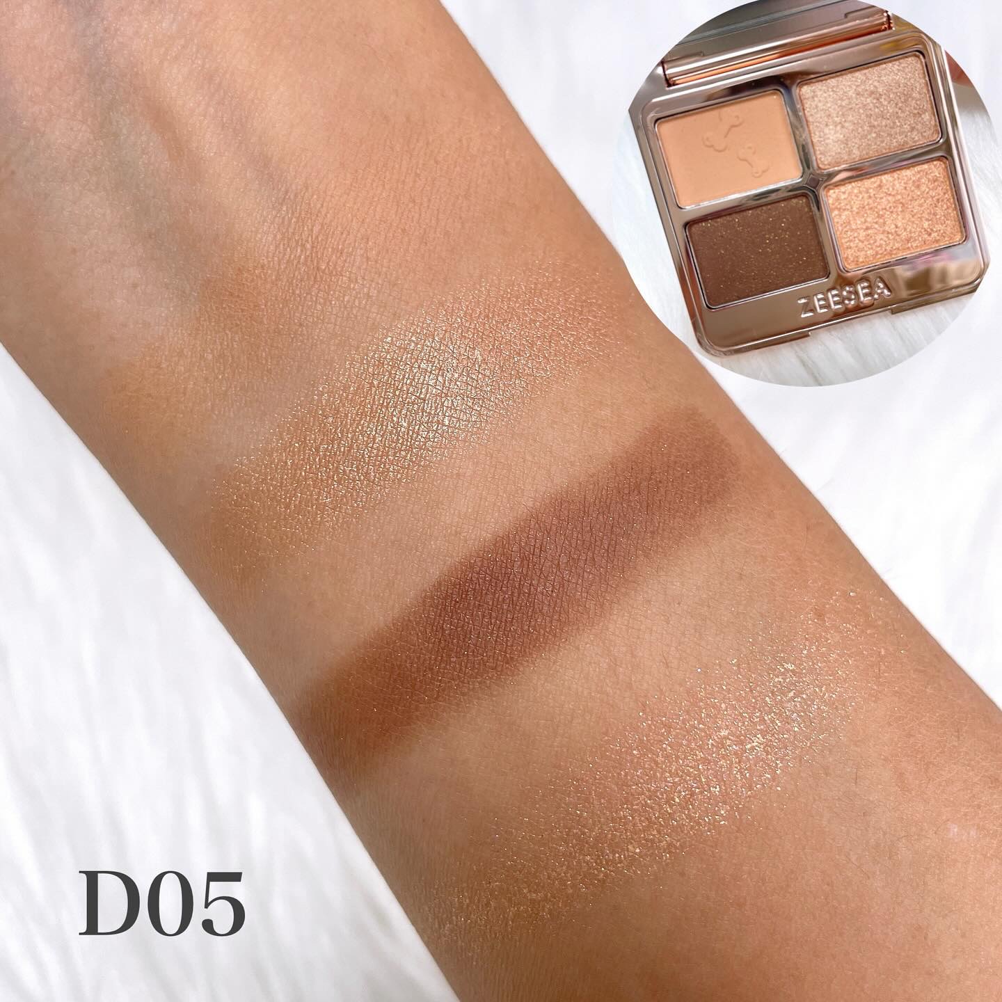 アニマルアイシャドウ(4シェード)/ZEESEA/アイシャドウパレットを使ったクチコミ（3枚目）