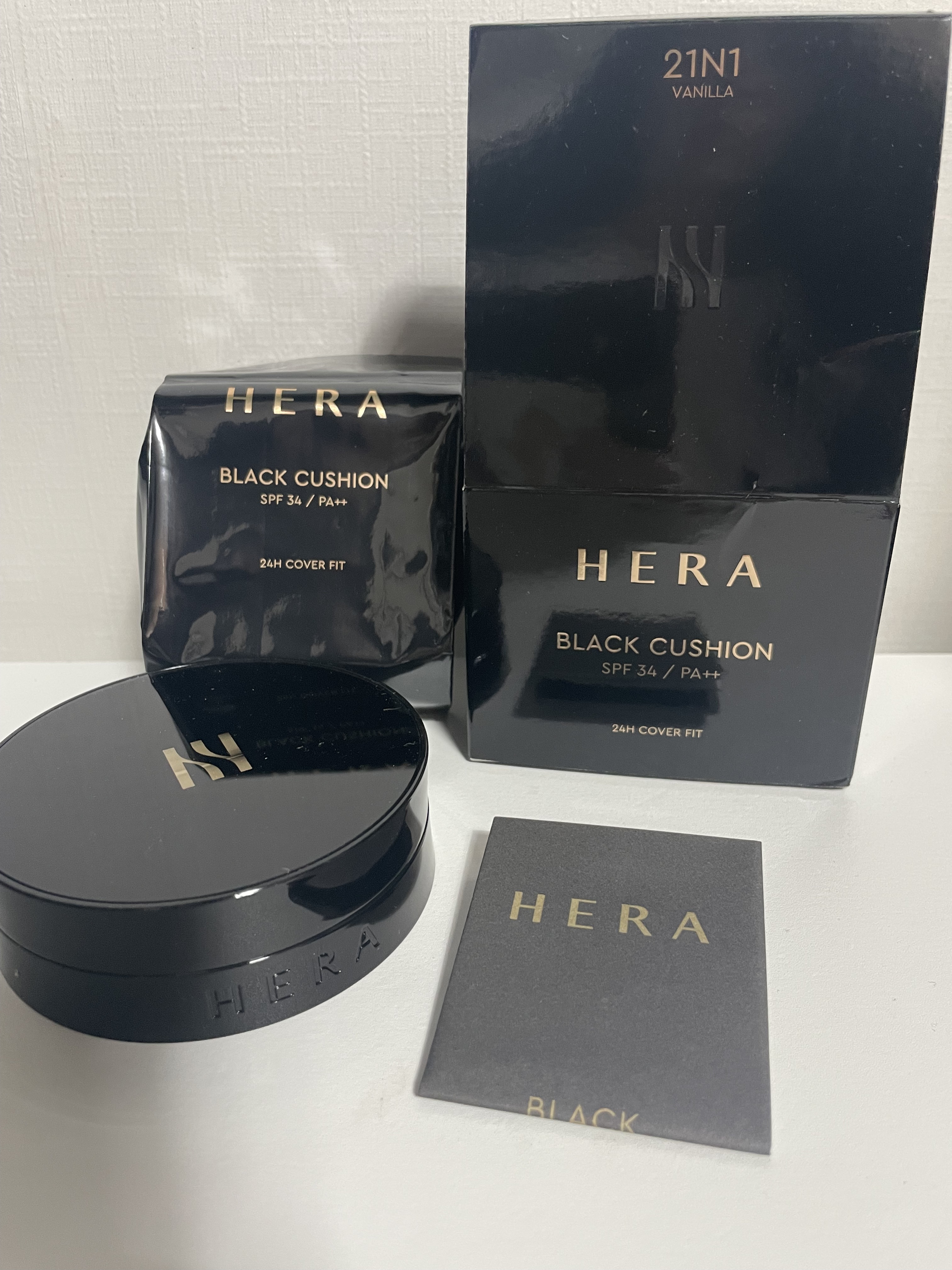 ブラック クッション/HERA/クッションファンデーションを使ったクチコミ（1枚目）
