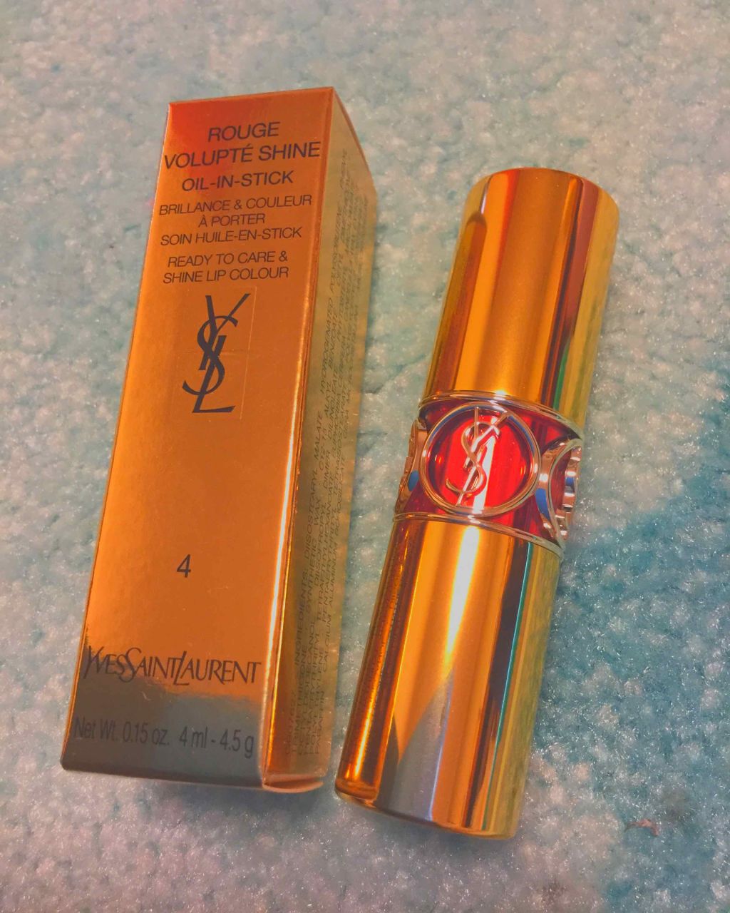 ルージュ ヴォリュプテ シャイン/YVES SAINT LAURENT BEAUTE/口紅を使ったクチコミ（1枚目）