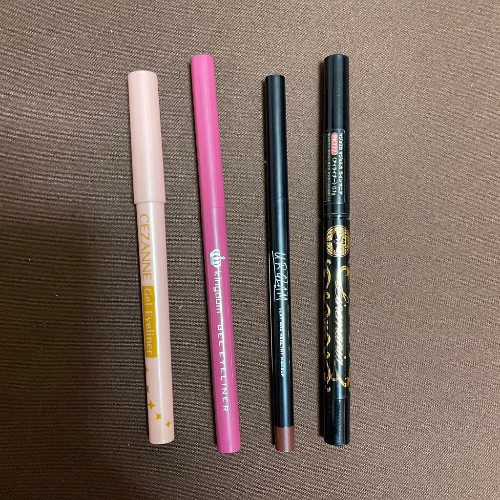 ジェルアイライナー/CEZANNE/ジェルアイライナーを使ったクチコミ(1枚目)