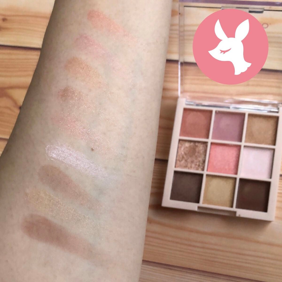 アイシャドウパレット/Kirei&co./アイシャドウパレットを使ったクチコミ(2枚目)