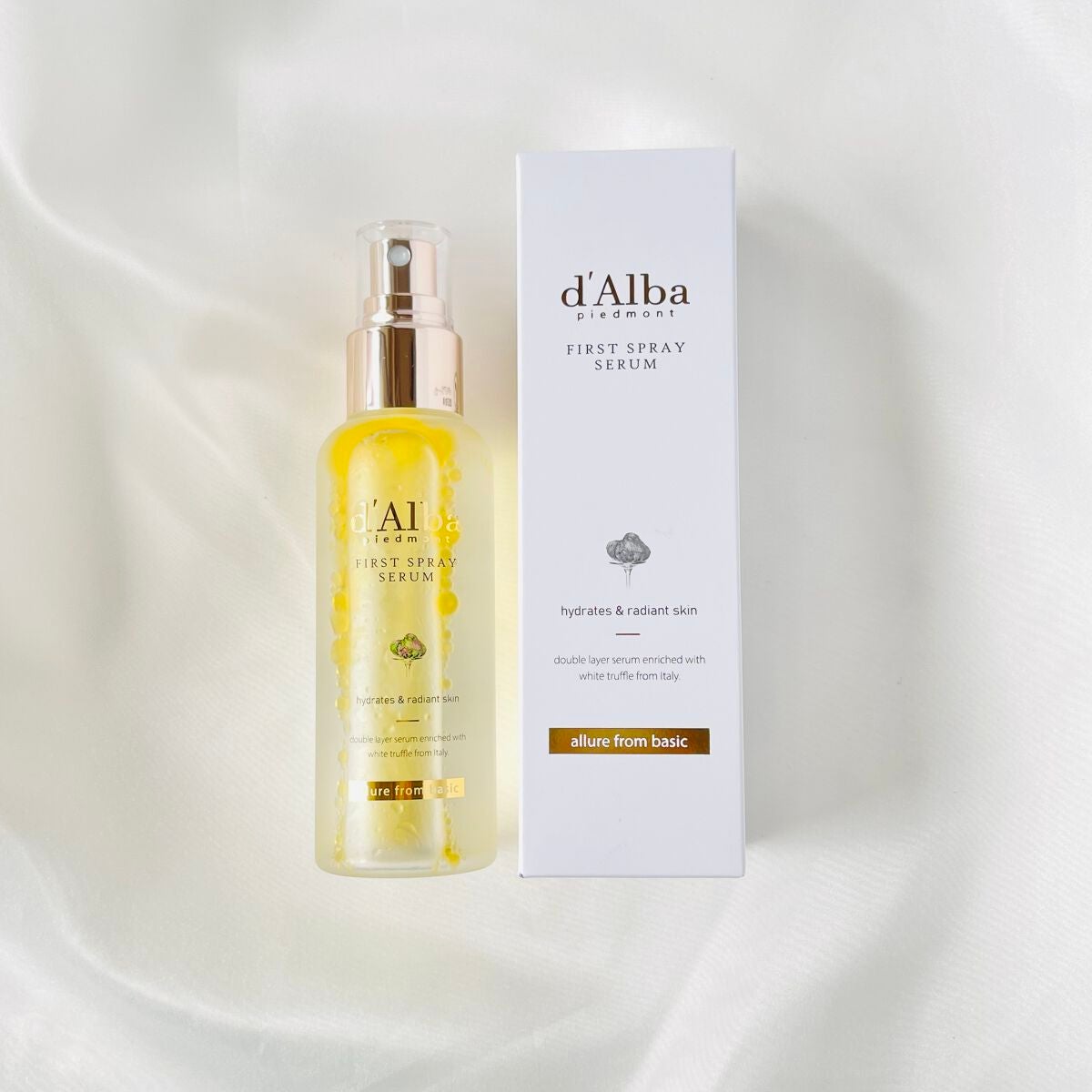 ダルバ ホワイトトリュフファーストスプレーセラム/ダルバ/ミスト状化粧水を使ったクチコミ(1枚目)