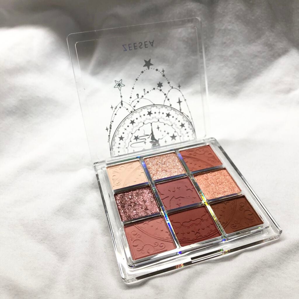 クォーツ 9色アイシャドウパレット(ドリームランドアイシャドウ)/ZEESEA/アイシャドウパレットを使ったクチコミ(2枚目)