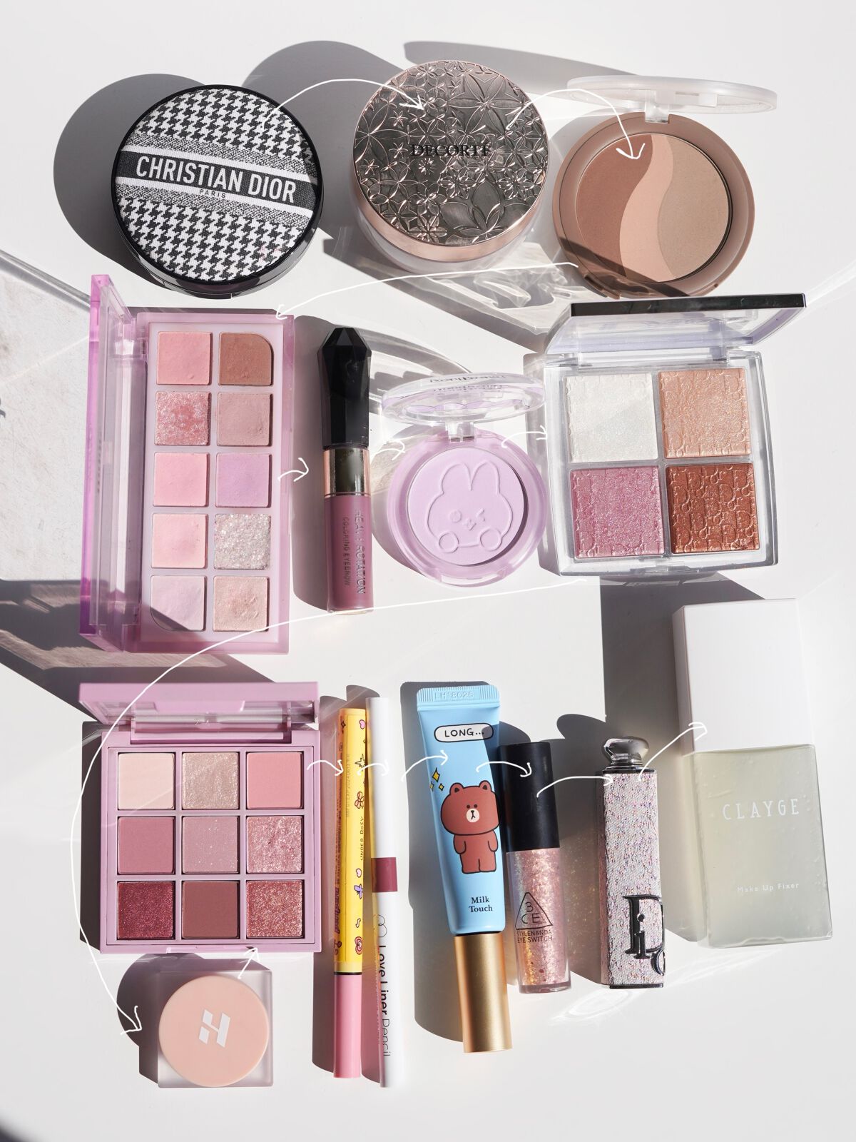 【旧】ディオール バックステージ フェイス グロウ パレット/Dior/ハイライトを使ったクチコミ（1枚目）