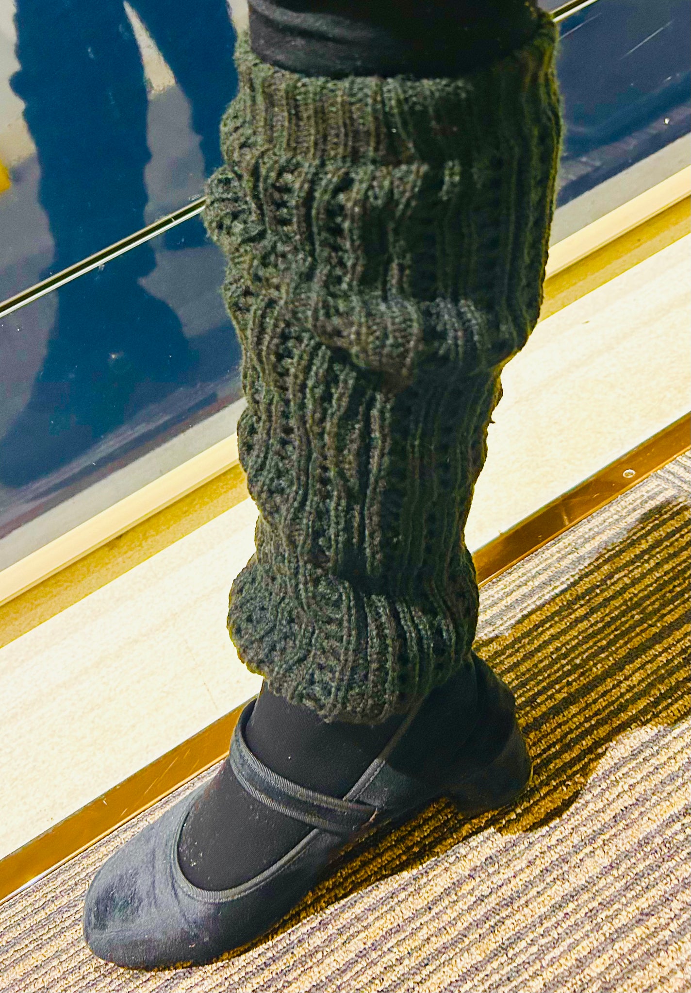 あったか手編み風レッグウォーマー/キャンドゥ/暖かい靴下を使ったクチコミ(6枚目)