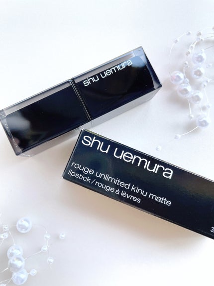 キヌ ルージュ マット/shu uemura/口紅を使ったクチコミ(5枚目)