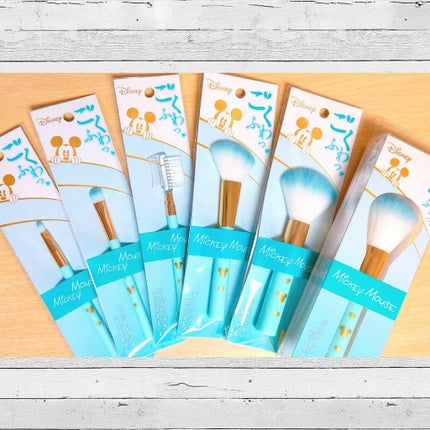 ごくふわっ ミッキーブラシ/DAISO/メイクブラシを使ったクチコミ(1枚目)
