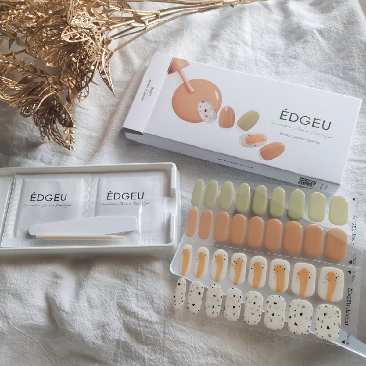 EDGEU ジェルネイルシール/EDGEU/ネイルシールを使ったクチコミ(3枚目)