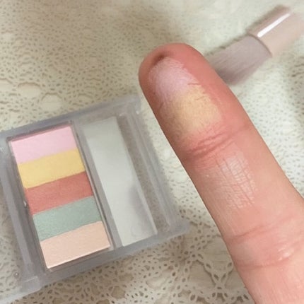 パステルヴェールコンシーラー/キャンメイク/パレットコンシーラーを使ったクチコミ(2枚目)