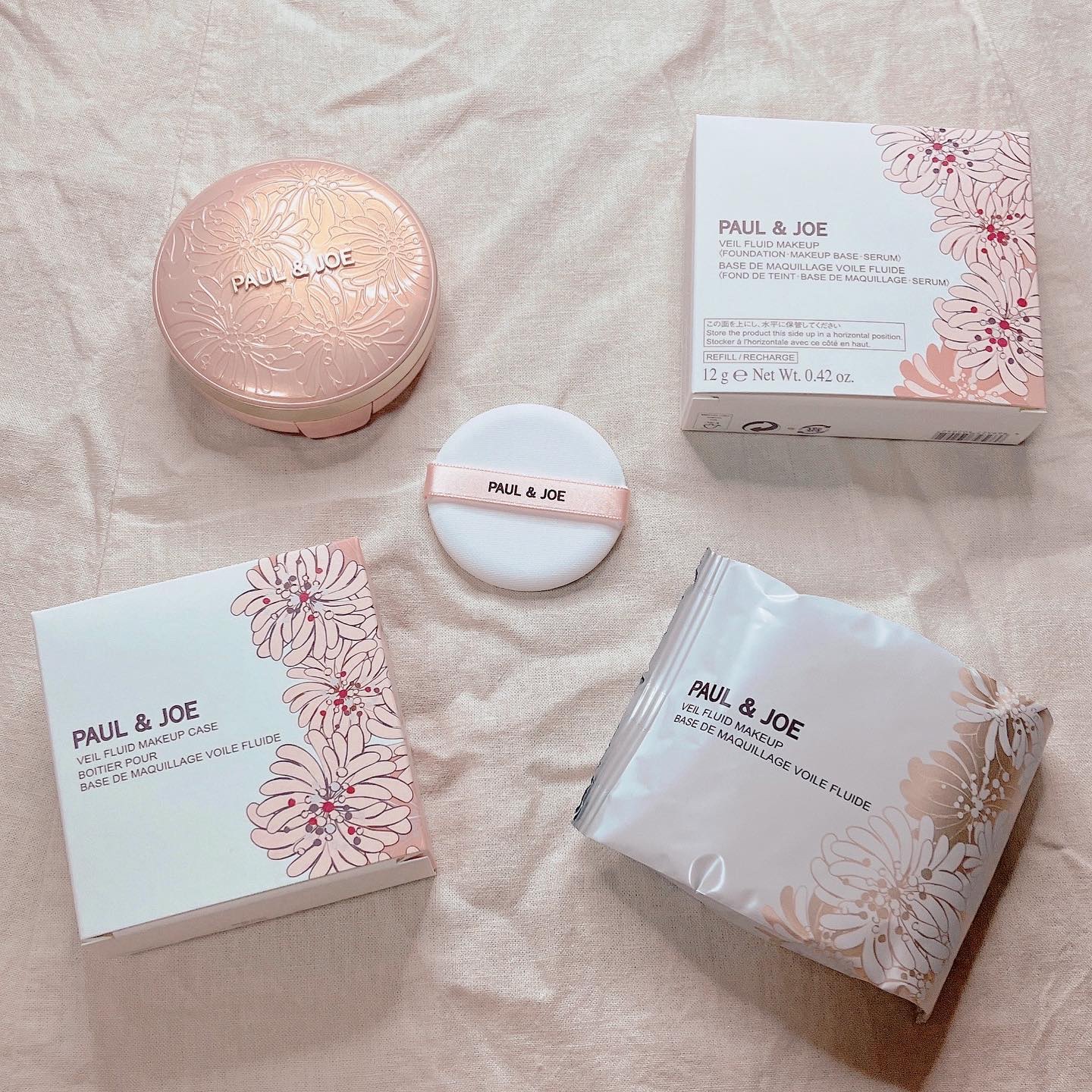 シースルー ヴェール コンパクト 02 肌にとけこみフレッシュに仕上げるナチュラルカラー/PAUL & JOE BEAUTE/ファンデーションを使ったクチコミ（1枚目）