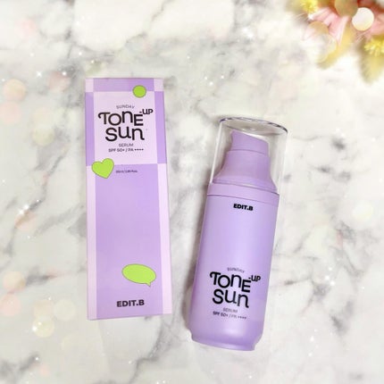 サンデートーンアップサンセラム/EDIT.B/美容液を使ったクチコミ(7枚目)
