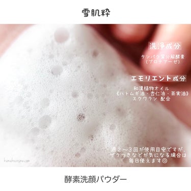 酵素洗顔パウダー/雪肌粋/洗顔パウダーを使ったクチコミ（5枚目）