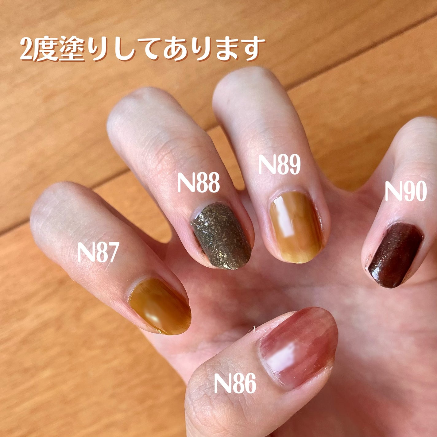 カラフルネイルズ/キャンメイク/マニキュアを使ったクチコミ(2枚目)