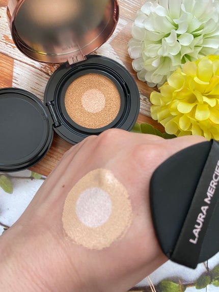 フローレス ルミエール ラディアンス パーフェクティング トーンアップ クッション/ローラ メルシエ/クッションファンデーションを使ったクチコミ(5枚目)