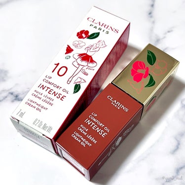 コンフォート リップオイル インテンス/CLARINS/リップグロスを使ったクチコミ（6枚目）